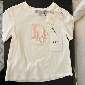 Dior Girls T-Shirt Size 6 Brand New With Tags